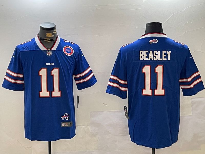 Men Buffalo Bills #11 Beasley Blue Second generation 2024 Nike Limited NFL Jersey style 3->buffalo bills->NFL Jersey